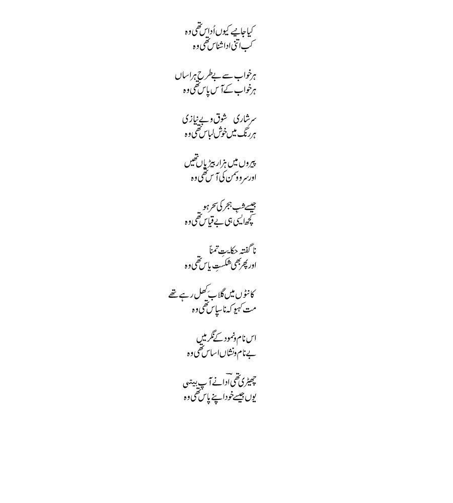 Keya janien kuon udas thi woh